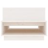 Mesa de centro 80x55x40,5 cm madeira de pinho maciça branco - Image 5