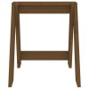 Bancos 2 pcs 40x40x45 cm pinho maciço castanho-mel - Image 5
