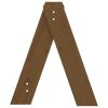 Bancos 2 pcs 40x40x45 cm pinho maciço castanho-mel - Image 6