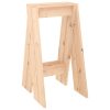 Bancos 2 pcs 40x40x75 cm pinho maciço - Image 4