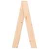 Bancos 2 pcs 40x40x75 cm pinho maciço - Image 6