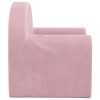 Sofá infantil pelúcia macia rosa - Image 3