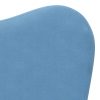 Sofá-cama infantil pelúcia macia azul - Image 6