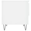 Mesa de centro 50x46x50cm derivados de madeira branco brilhante - Image 6
