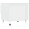 Mesa de centro 50x46x50cm derivados de madeira branco brilhante - Image 7