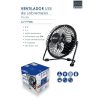VENTILADOR AVANT USB 6" - 3W - NEGRO - Image 6