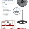 VENTILADOR INDUSTRIAL AVANT 18" - 70W - 45CM - 2UDS EN CAJA - REJILLA DE NEGRA MESH - Image 2