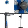 VENTILADOR BLAUPUNKT PIE BASE REDONDA 5 ASPAS 45W - Image 6
