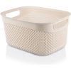 CESTA RESINA RECTANGULAR CREMA 6,6L 7HOUSE - Image 2
