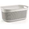 CESTA RESINA RECTANGULAR C/ASAS CREMA 33L 7HOUSE - Image 2