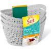 SET 3 CESTOS OVAL C/ASA GRIS 1,5L 7 HOUSE - Image 2