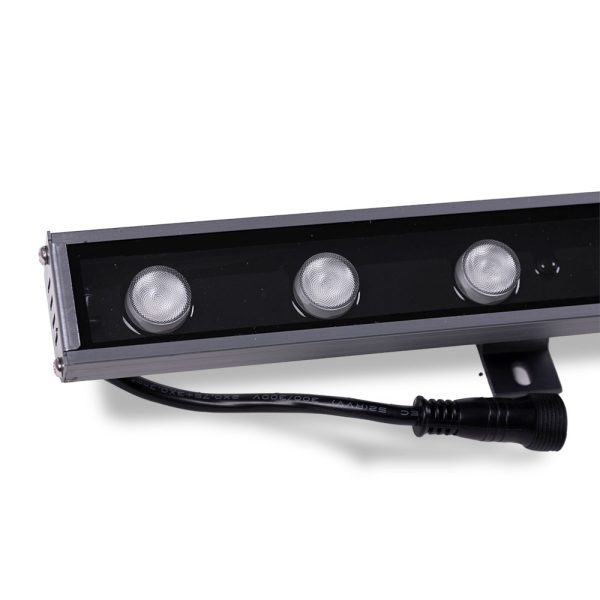 Luminária Cortina de Parede LED 18W 1.166,4Lm 3000ºk Ip67 Rgb 24Vdc 40.000H [Wr-Wwdmx18W]