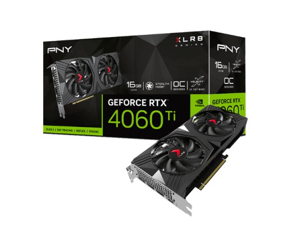 VGA GEFORCE RTX 4060 TI 16GB VERTO Overclocked  PNY