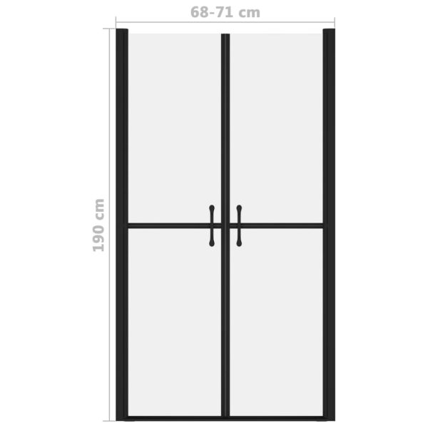 Porta de duche ESG opaco (68-71)x190 cm - Image 5