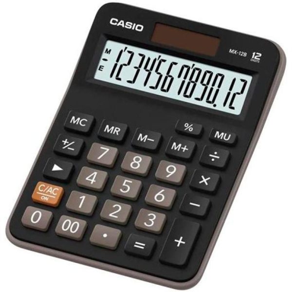 CALCULADORA CASIO 12 DIGITOS DE MESA - NEGRO