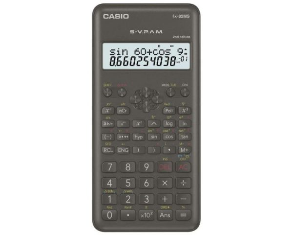 CALCULADORA CIENTIFICA CASIO FX-82MS-II/NEGRO