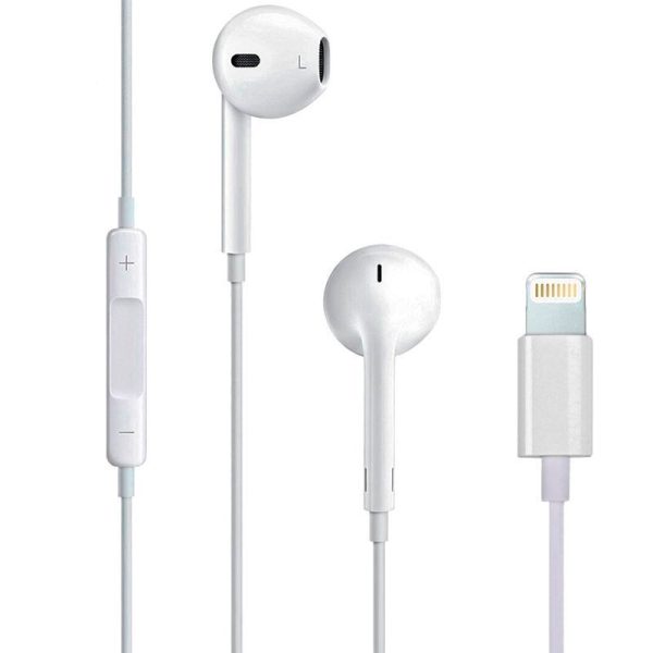 Auriculares Blancos COOL Stereo Con Micro para iPHONE (Lightning Bluetooth)