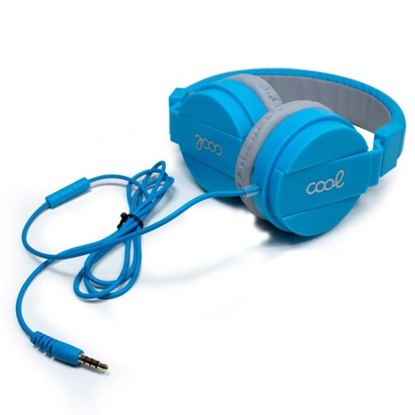 Auriculares Cascos Jack 3,5 mm COOL Toronto Con Micro Azul - Image 8