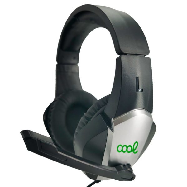 Auriculares Stereo PC / PS4 / PS5 / Xbox Gaming COOL Bremen Iluminación + Adapt. Audio