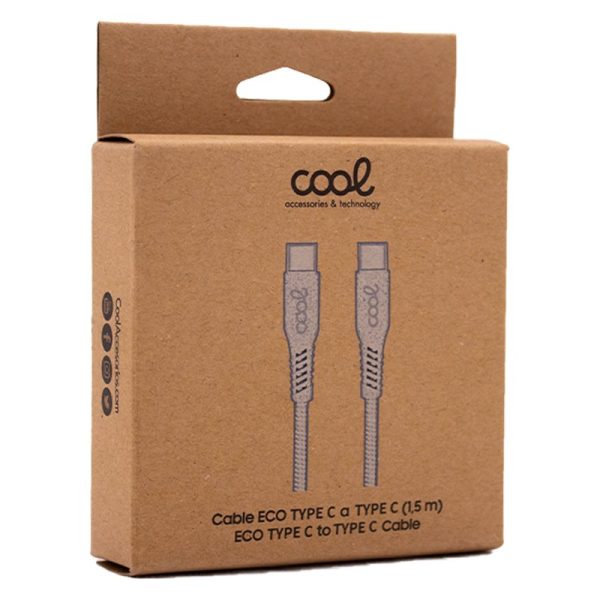 Cable USB COOL ECO Universal Tipo-C a Tipo-C (1.5 metros) - Image 2