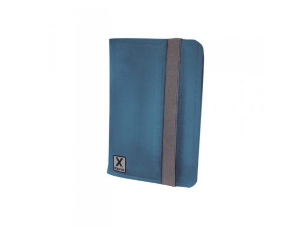 FUNDA UNIVERSAL TABLET 7'' NYLON AZUL + SOPORTE APPROX