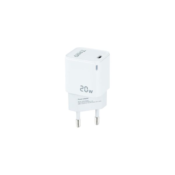 CARGADOR DE PARED USB-C PD 20W TOOQ TQWC-PD20WT BLANCO