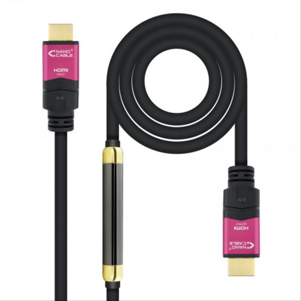 CABLE HDMI V2.0 4K 60HZ ALTA VELOCIDAD/HEC REPETIDOR A/A-A/M 25M NANOCABLE