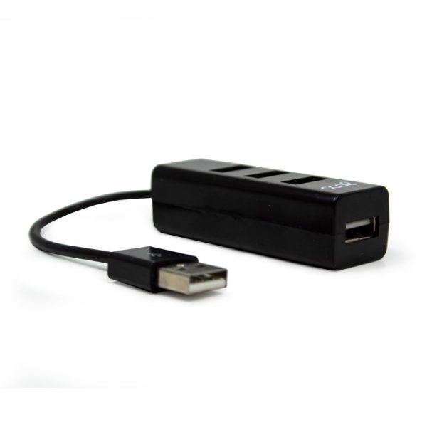 Hub USB 2.0 Universal COOL 4 Puertos USB Negro - Image 3