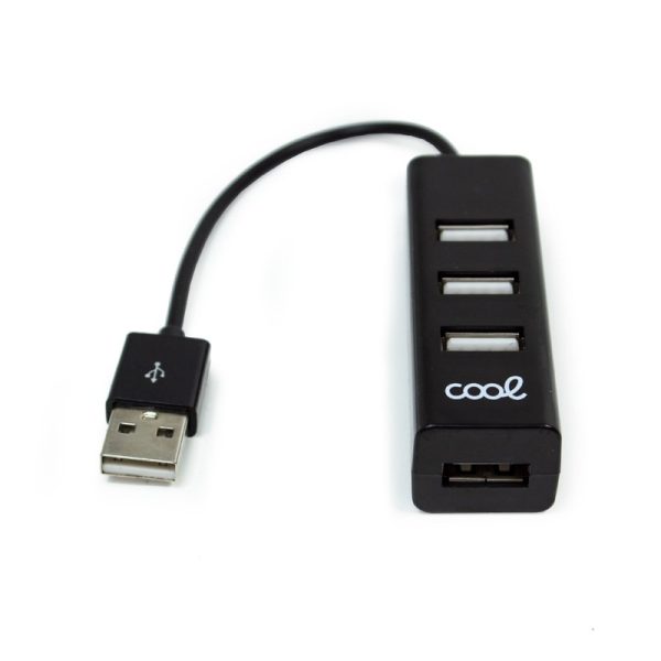 Hub USB 2.0 Universal COOL 4 Puertos USB Negro - Image 4