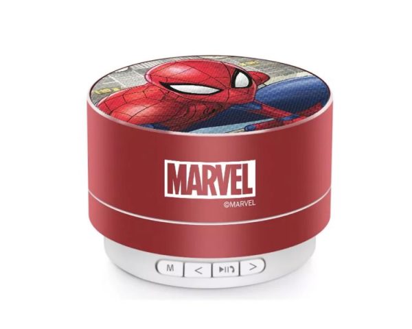 ALTAVOZ BLUETOOTH PORTATIL SPIDERMAN ROJO