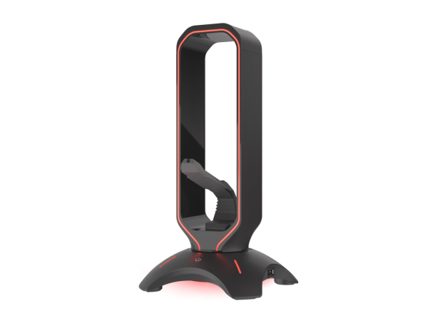 SOPORTE GENESIS VANAD 500 AURICULARES CON BUNGEE Y HUB USB