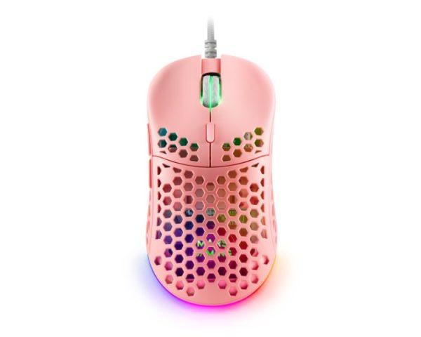 RATON OPTICO MM55 ROSA MARS GAMING