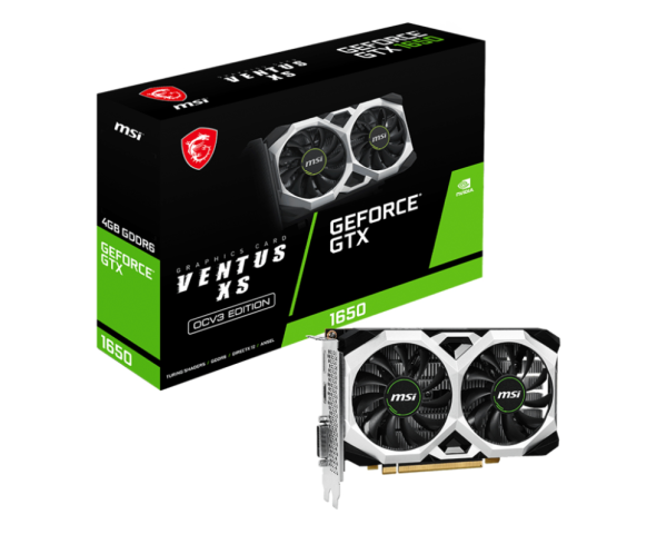 TARJETA GRAFICA MSI GEFORCE GTX 1650 D6 VENTUS XS OCV3