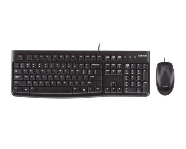 TECLADO + RATON WIRED MK120 USB NEGRO LOGITECH