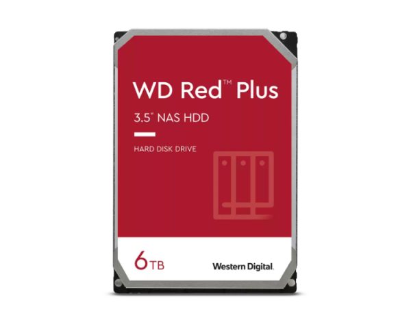 DISCO DURO 6 TB 3.5'' SATA WD RED PLUS