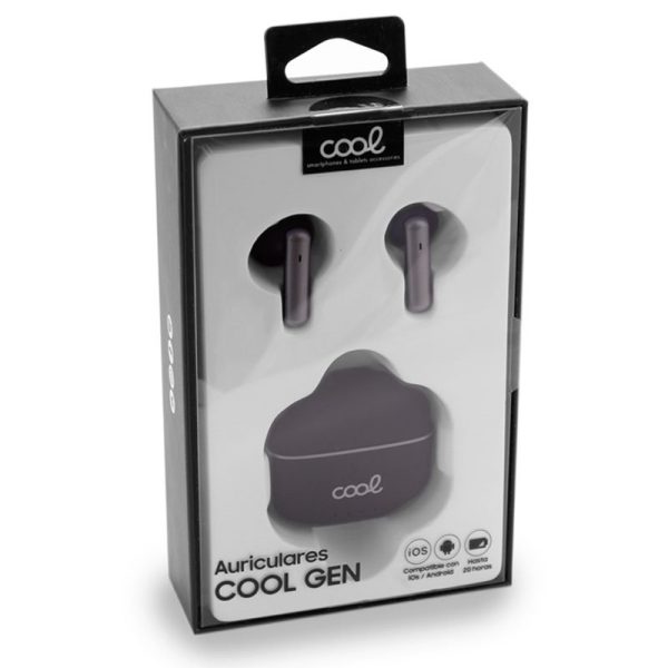 Auriculares Stereo Bluetooth Earbuds COOL Gen Negro - Image 5