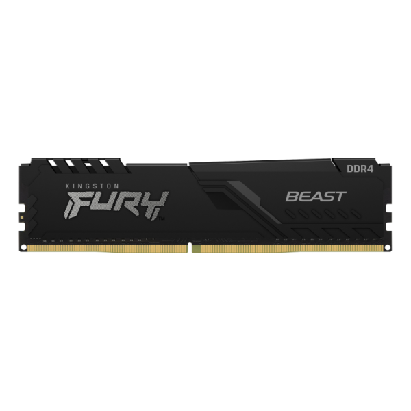 Memória RAM Kingston 16GB Fury Beast Black 3600MHz DDR4 CL18 - KF436C18BB/16