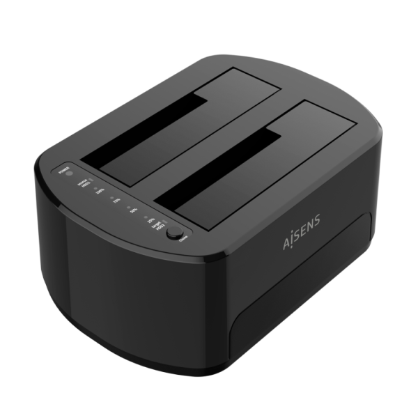 Aisens Dock 2xSATA 2,5"/3,5" USB 3.1 Black - ASDS-D03B