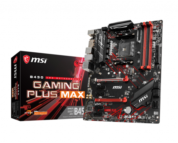 PLACA BASE MSI B450 GAMING PLUS MAX AM4 ATX 4XDDR4