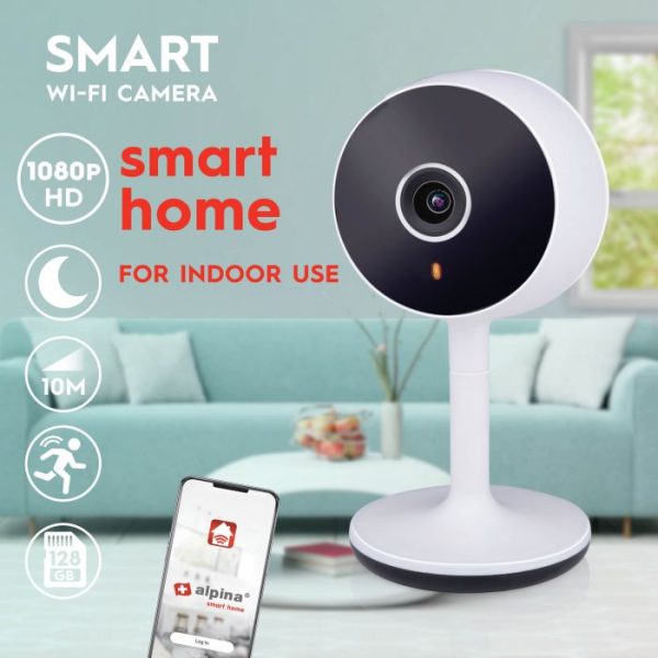 CAMARA WIFI SMART HOME 1080P DETECTOR MOVIMIENTO + MICROFONO COMPAT CON TUYA APP - Image 5