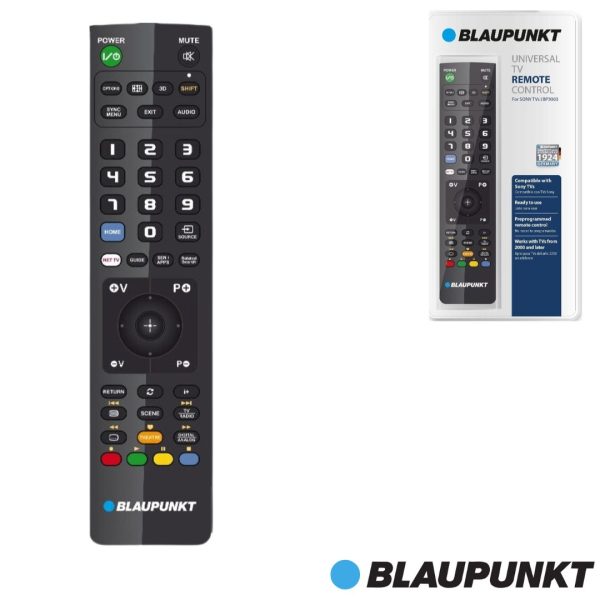 MANDO TV UNIVERSAL PARA SONY - PRE-PROGRAMADO - LISTO PARA USAR - SMART TV - BLAUPUNKT