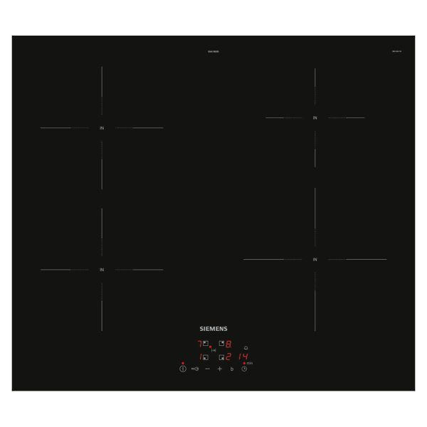 Placa de Indução iQ100 EU611BEB5E 4 Zona(s) 4600W (Preto) - SIEMENS