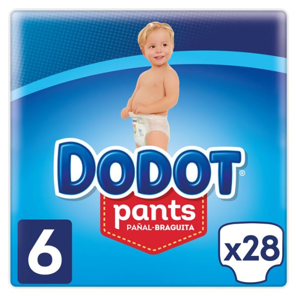 Dodot Pants Pañal-Braguita T-6 28 Unidades