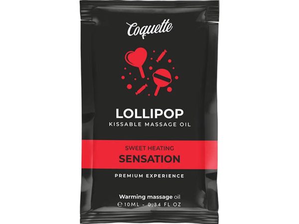 COQUETTE CHIC DESIRE - ÓLEO DE MASSAGEM BEIJÁVEL DE BOLSO COM EFEITO DE CALOR PIRULITO 10 ML