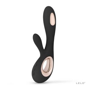 LELO SORAYA WAVE VIBRADOR DE COELHO PROFUNDO PRETO