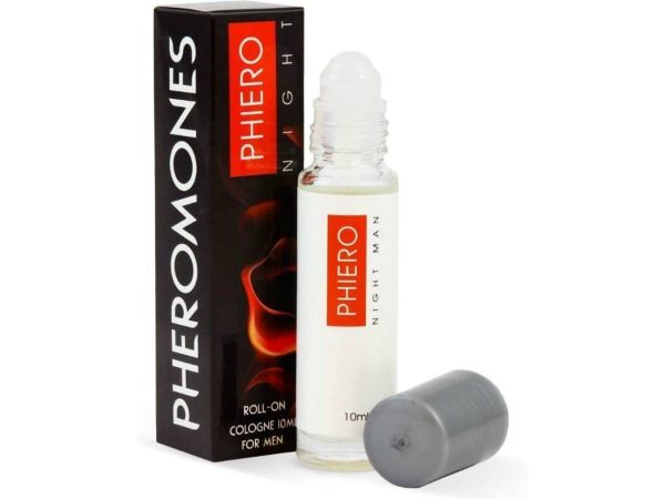 500 COSMETICS -PHIERO NIGHT MAN PERFUME FEROMÔNIOS PARA HOMENS COM ROLL-ON