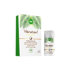 INTT - VIBRAÇÃO GEL PODEROSO ESTIMULANTE VEGANO LÍQUIDO VIBRADOR