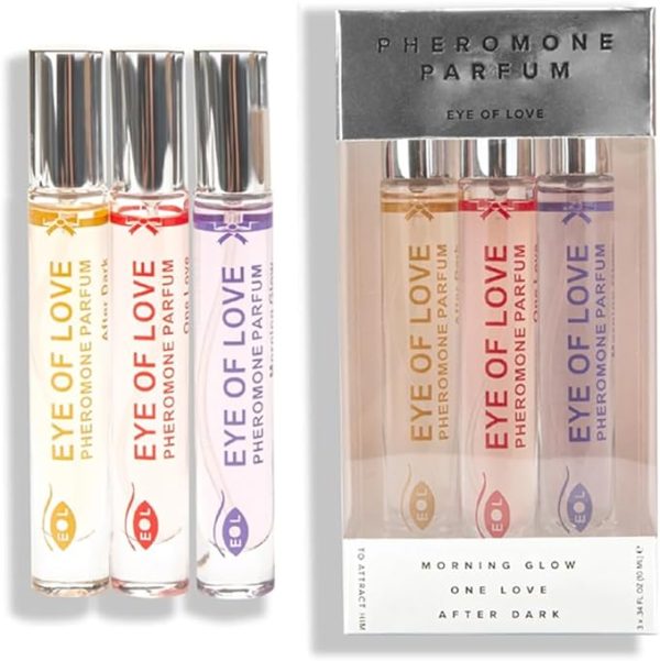 EYE OF LOVE - EOL PHR PARFUM 10 ML SET/3 - MORNING GLOW, ONE LOVE, AFTER DARK