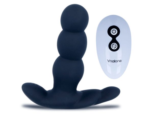 NALONE PEARL VIBRATOR ANAL DE CONTROLE REMOTO PRETO