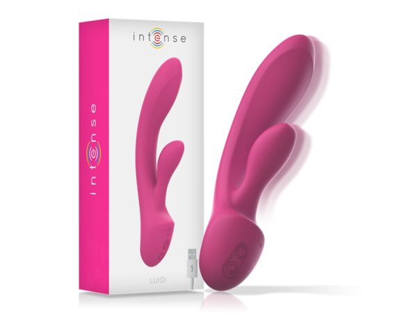 INTENSE - LUIGI VIBRATOR COELHO SILICONE ROSA